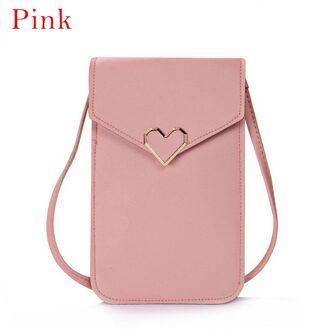 Touch Screen Mobiele Telefoon Purse Smartphone Portemonnee Lederen Schouderband Handtas Vrouwen Tas Voor Iphone X Samsung S10 Huawei P20 kleur 1