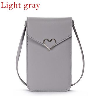 Touch Screen Mobiele Telefoon Purse Smartphone Portemonnee Lederen Schouderband Handtas Vrouwen Tas Voor Iphone X Samsung S10 Huawei P20 kleur 3