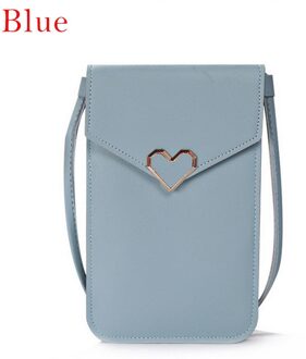 Touch Screen Mobiele Telefoon Purse Smartphone Portemonnee Lederen Schouderband Handtas Vrouwen Tas Voor Iphone X Samsung S10 Huawei P20 kleur 5