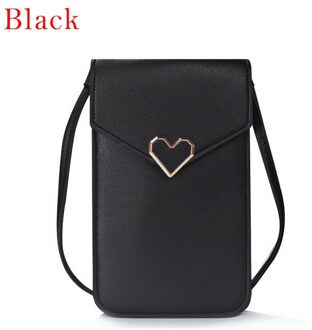 Touch Screen Mobiele Telefoon Purse Smartphone Portemonnee Lederen Schouderband Handtas Vrouwen Tas Voor Iphone X Samsung S10 Huawei P20 kleur 7