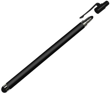 Touch Screen Pen Dubbele Tips Gevoelige Capacitieve Touchscreen Stylus Pen Voor Ipad Telefoon Tablet Accessoire Aluminium Plastic zwart