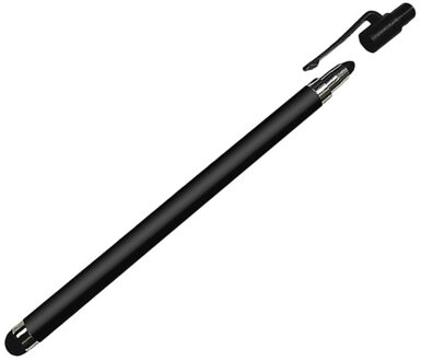 Touch Screen Pen Dubbele Tips Gevoelige Capacitieve Touchscreen Stylus Pen Voor Ipad Telefoon Tablet Accessoire Aluminium Plastic zwart