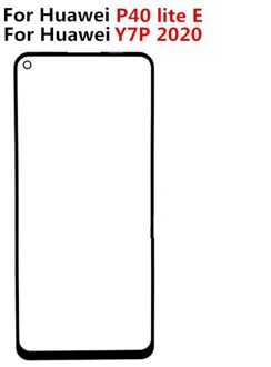 Touch Screen Voor Huawei Y7P / P40 Lite E Front Touch Panel Lcd Display Outer Glas Lens Cover Reparatie vervangen Onderdelen + Oca
