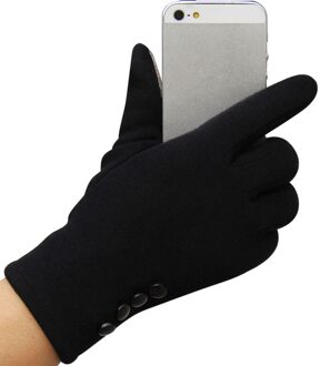 Touch Screen Winddicht Outdoor Sport Handschoenen Voor Vrouwen Warm Guantes Tacticos Luva Thicken Winter Windstopper Vrouwen Handschoenen zwart