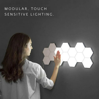 Touch Sensitive Lighting Lamp Hexagonal Lamps Quantum Lamp Modular LED Night Light Hexagons Creative Decoration Lamp