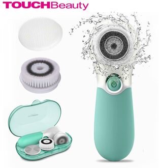 Touchbeauty Waterdicht Facial Borstel Diepe Reiniging Set Met 3 Verschillende Spin Borstel Hoofd, twee Speed Gezicht Reiniging Apparaat Tb-14838