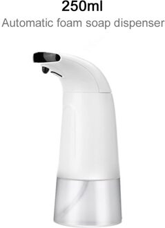 Touchless Automatische Zeepdispenser Smart Sensor Hand Schuim Zeepdispenser Zeepdispenser Voor Badkamer Keuken Wc 250ml
