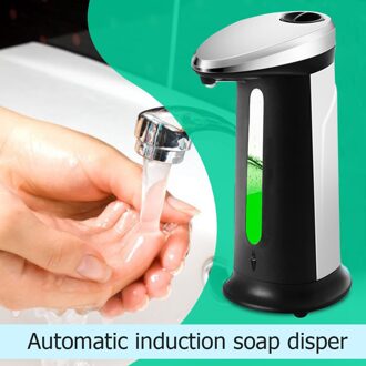 Touchless Hand Wassen Sanitizer Container 400Ml Automatische Zeepdispenser Voor Keuken Badkamer Accessoires Set