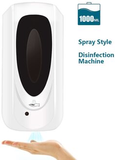 Touchless Handdesinfecterend Zeep Desinfectie Machine Automatische Zeepdispenser Sensor Mist Spray Hand Desinfectie Voor Badkamer Spray stijl