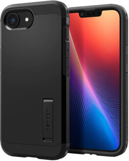 Tough Armor Backcover MagSafe voor de Apple iPhone 16e - Zwart