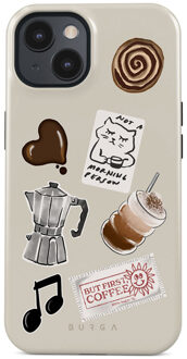 Tough Backcover MagSafe voor de Apple iPhone 13 - Oat Milk Please Meerkleurig