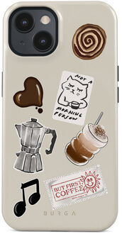 Tough Backcover MagSafe voor de Apple iPhone 14 - Oat Milk Please Meerkleurig