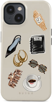 Tough Backcover MagSafe voor de Apple iPhone 15 - Boss Babe Meerkleurig