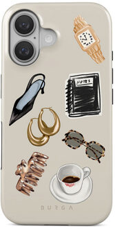 Tough Backcover MagSafe voor de Apple iPhone 16 - Boss Babe Meerkleurig