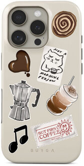 Tough Backcover MagSafe voor de Apple iPhone 16 Pro - Oat Milk Please Meerkleurig