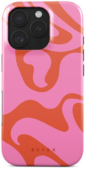 Tough Backcover voor de Apple iPhone 16 Pro - Ride The Wave Meerkleurig