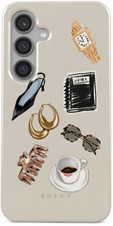 Tough Backcover voor de Samsung Galaxy S24 - Boss Babe Meerkleurig