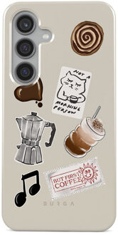 Tough Backcover voor de Samsung Galaxy S24 - Oat Milk Please Meerkleurig