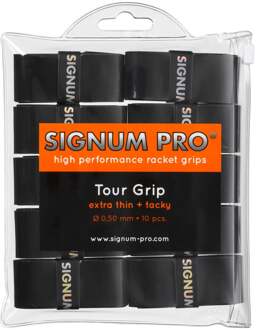 Tour Grip Verpakking 10 Stuks-Zwart - nosize