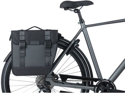 Tour Waterproof - dubbele fietstas MIK - 28 liter - zwart