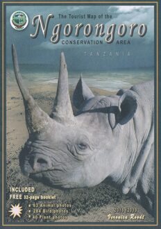 Tourist map of the Ngorongoro conservation area Tanzania | Veronica Roodt