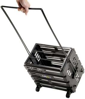 Tourna Ballport Deluxe wheels 80er Ballenmand zwart - nosize