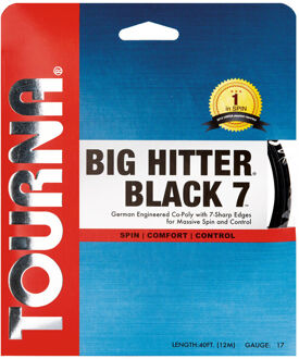 Tourna Big Hitter 7 Set Snaren 12m zwart - 1.25
