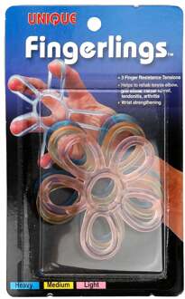 Tourna Fingerlings Bandage Verpakking 3 Stuks-Zwart - nosize