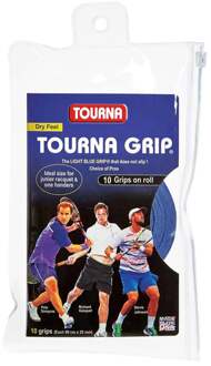 Tourna Grip Standard Verpakking 10 Stuks-Blauw - nosize