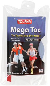 Tourna Mega Tac Overgrip 10 St. Blauw