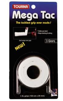 Tourna Mega Tac Overgrip 3 St. Wit
