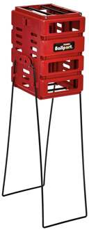 Tourna Mini Ballport 36 Ballenmand-Rood - nosize
