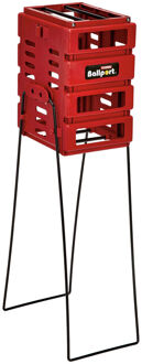 Tourna Mini Ballport 36 Ballenmand-Rood - nosize