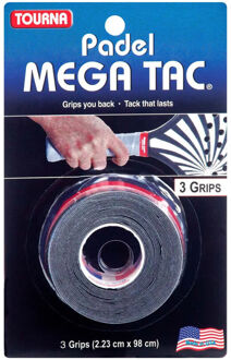 Tourna Padel Mega Tac Verpakking 3 Stuks-Zwart - nosize