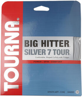 Tourna Silver7 Tour Set Snaren 12m zilver - 1.25