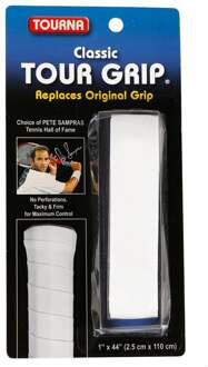 Tourna Tour Grip Verpakking 1 Stuk-Wit - nosize