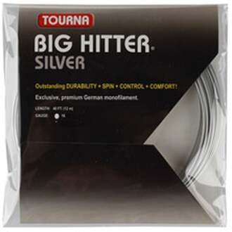 Tourna Tourna Big Hitter Set Snaren 12m-Zilver - 1.25