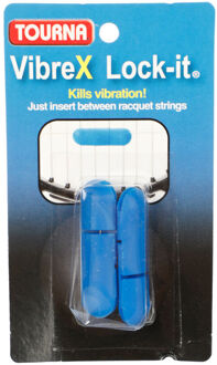 Tourna Vibrex Lock Demper Verpakking 2 Stuks-Blauw - nosize