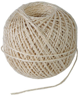 Touw - 55 meter - op rol - 2 mm - sisalvezels - 200 grams - naturel - sisal touw