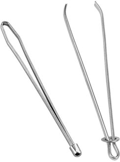 Touw Drager Broek Taille Praktische Diy Rvs Touw Drager 2Pc Touw Threader Elastieken Naaien Diy Tool Accessoires