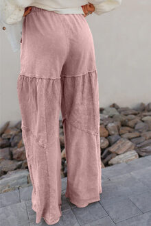 Touwsluiting Wijde Pantalon Roségoud