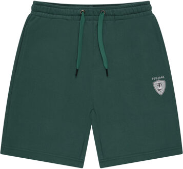 TOUZANI zomer sweat short jongens - groen - Kumonryu - Maat 122/128