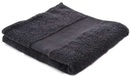 Towelcity Luxe badhanddoek - donkergrijs - 50 x 90 cm - 550 grams - Badkamer textiel - Katoen