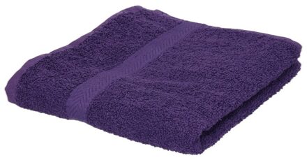 Towelcity Luxe badhanddoek - Set van 8x stuks - paars - 50 x 90 cm - 550 grams - Badkamer textiel
