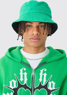 Towelling Bucket Hat In Green, Green - ONE SIZE