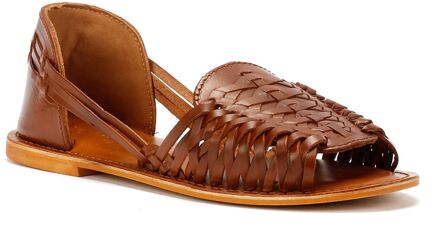 Tower Footwear Hurache Leren Dames Bruine Sandalen - EU 39/ UK 6