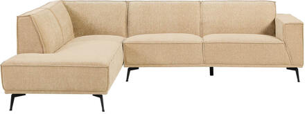 Tower Living 2,5-zits Hoekbank 'Leeds' Links, kleur Beige