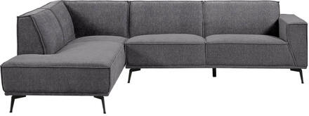 Tower Living 2,5-zits Hoekbank 'Leeds' Links, kleur Black Blue