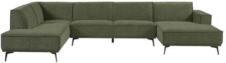 Tower Living 2,5-zits Hoekbank 'Leeds' Lounge rechts, kleur Bottle Green