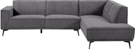 Tower Living 2,5-zits Hoekbank 'Leeds' Rechts, kleur Black Blue